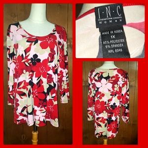I.N.C. International Concepts Woman Floral Top